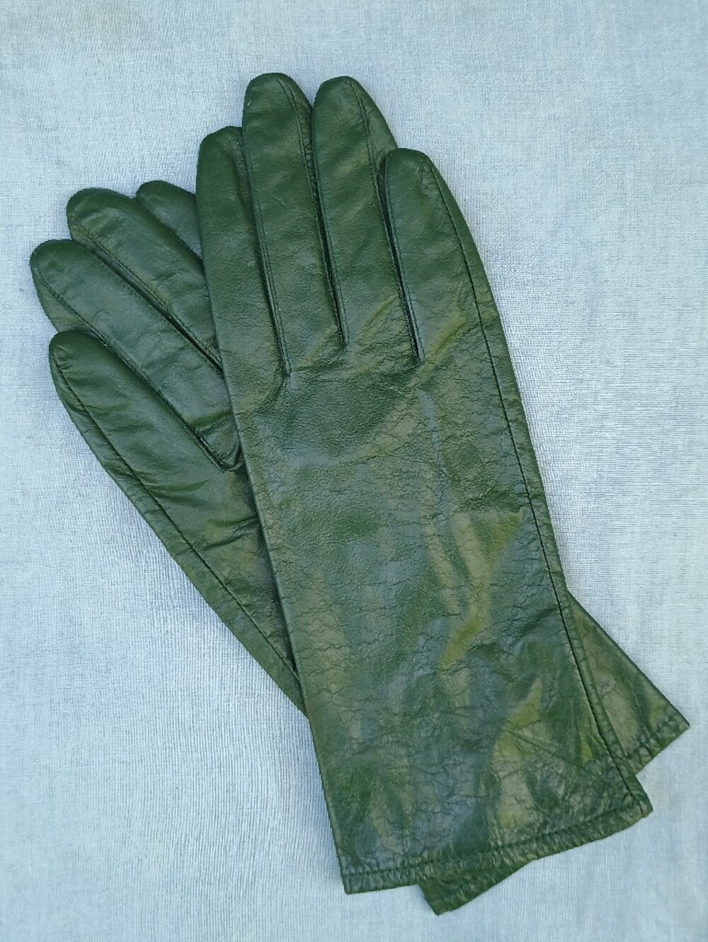 Dark Green Leather Riding Glovesfrom Hobby Horse